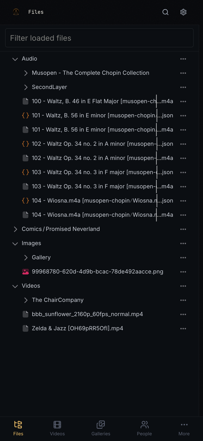 Mobile files