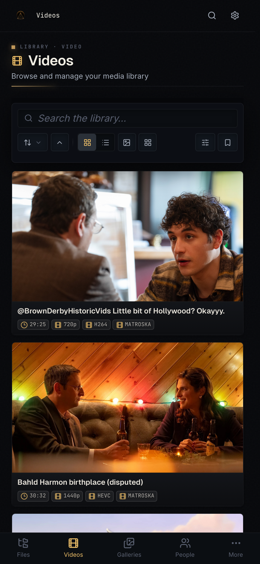 Mobile videos